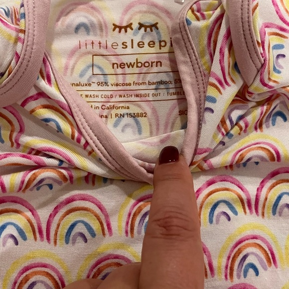 NWOT Little Sleepies newborn gown - Picture 2 of 3